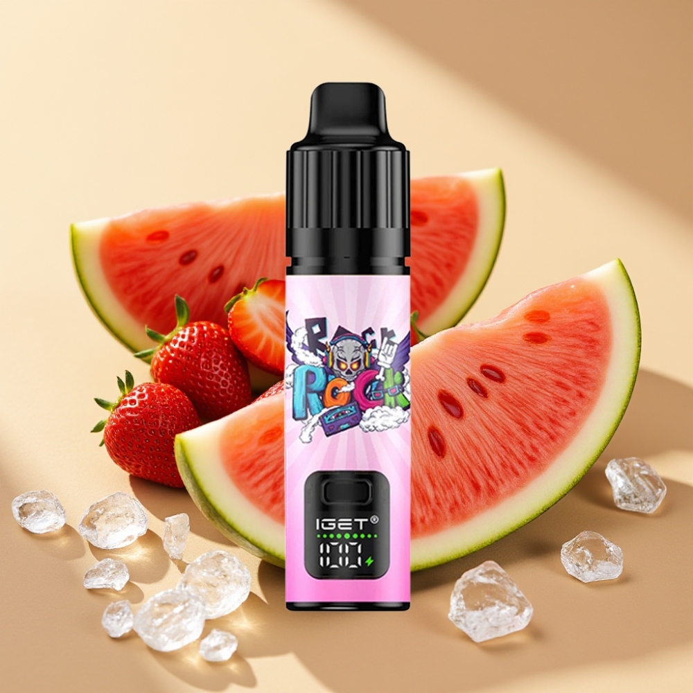 IGET BAR PLUS S3 POD 10000 Puffs 18ml 5% 950mAh Strawberry Watermelon Ice Disposable Vape