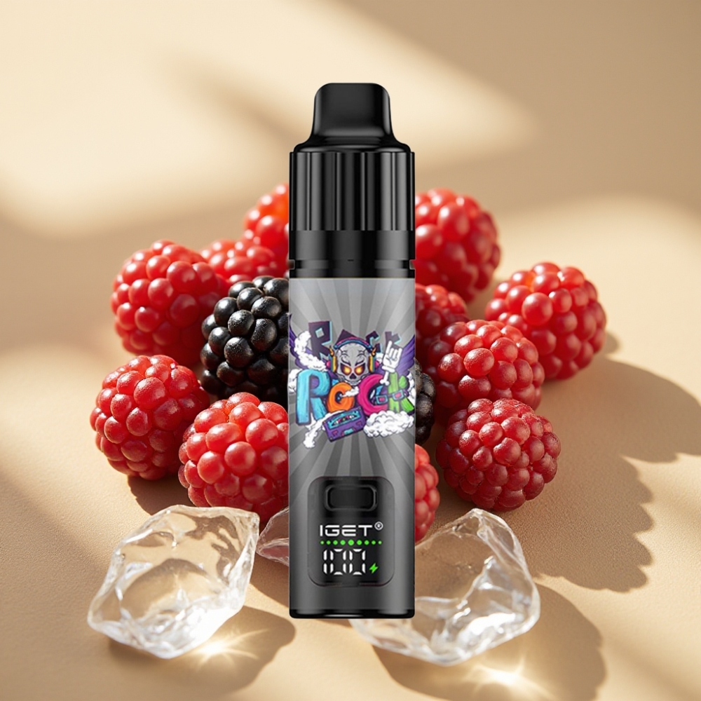 IGET BAR PLUS S3 POD 10000 Puffs 18ml 5% Nicotine 950mAh Blackberry Ice Disposable Vape