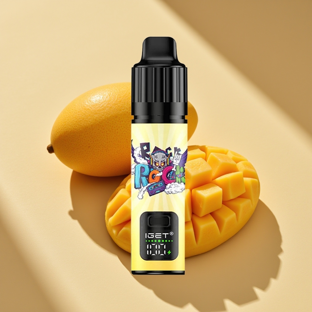 IGET BAR PLUS S3 POD 10000 Puffs 5% Nicotine 18ml 1.0 Ohm Mango Monster Disposable Vape