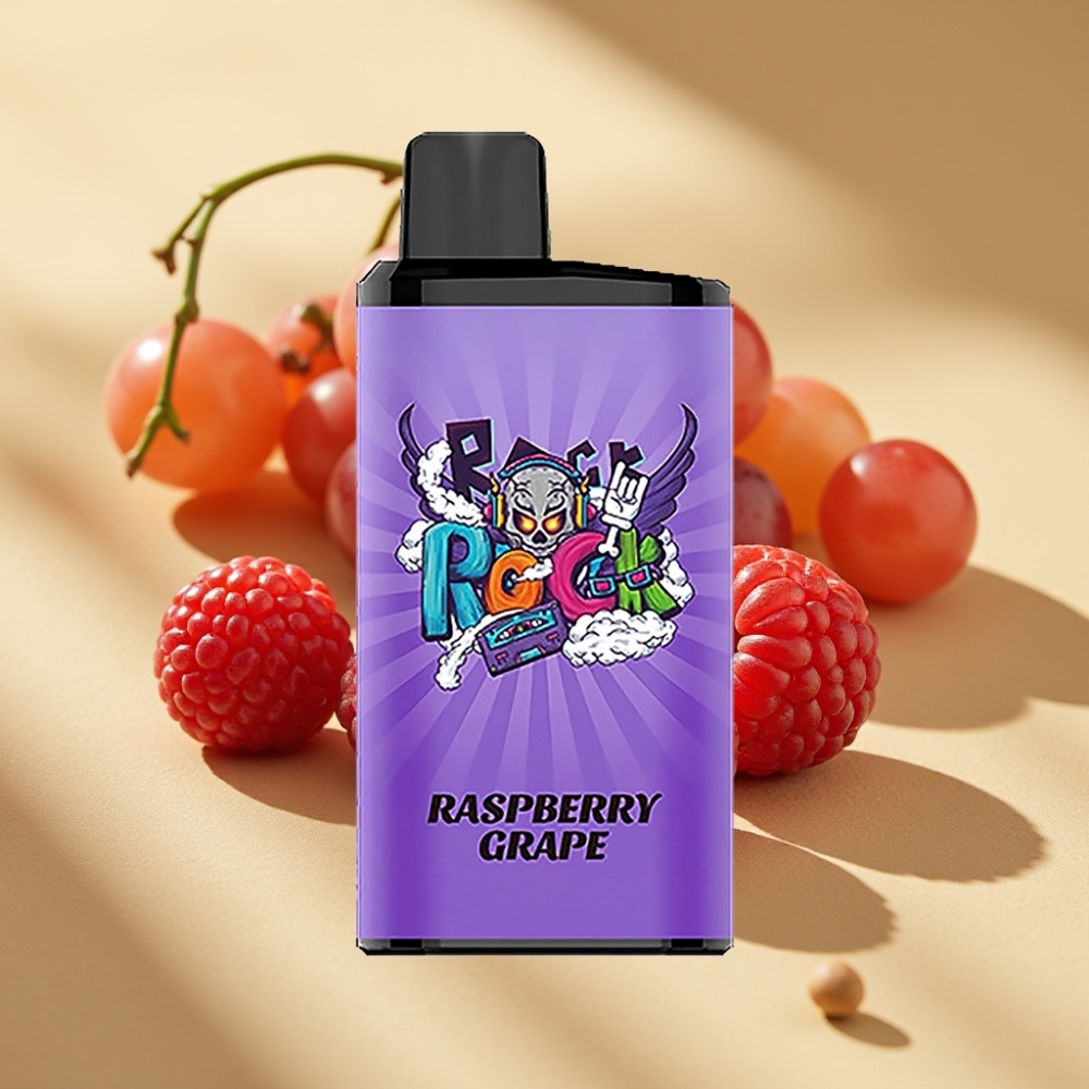 IGET Bar Pro 10000 Puffs 2000mAh 1.2Ohm Mesh PC+ALU Raspberry Grape Disposable Vape