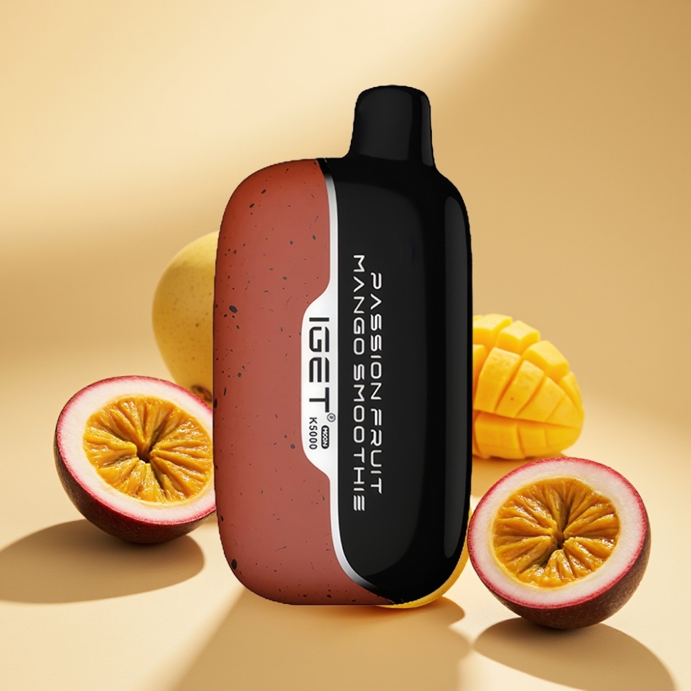 IGET Moon K5000 5000 Puffs PC Mesh 1.35Ohm 81.5g Passion Fruit Mango Smoothie