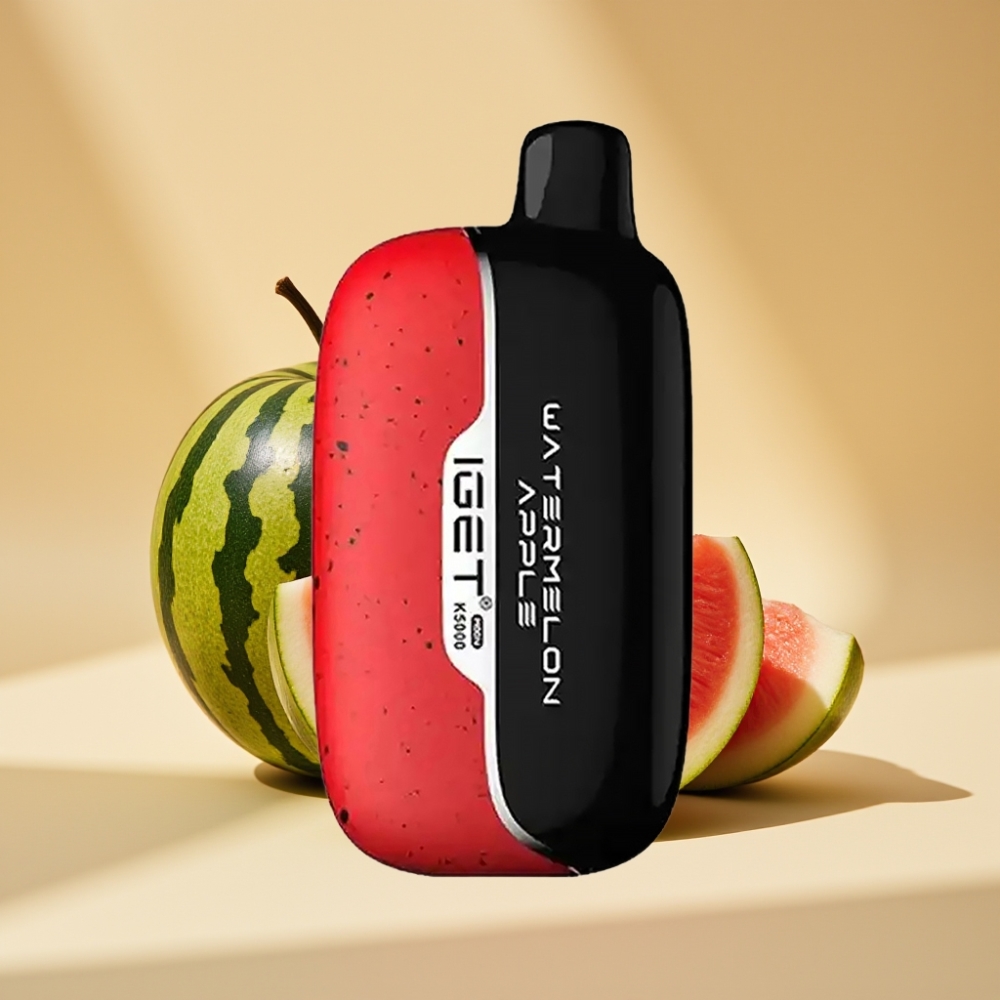 IGET Moon K5000 Puffs 81.5g PC Mesh 1.35Ω Watermelon Apple Disposable Vape