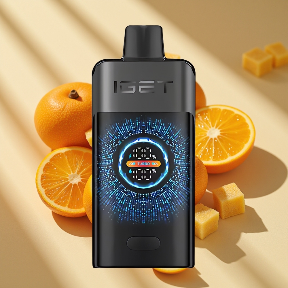 IGET ONE 12000 Puffs Disposable Vape Black Forest 2700mAh Large Screen Dual Mesh